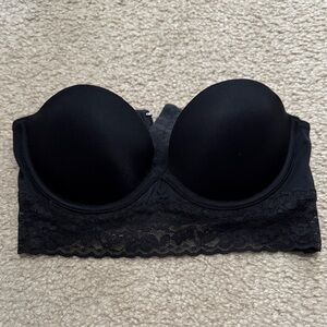 Victoria's Secret Black Lace Bustier Bra